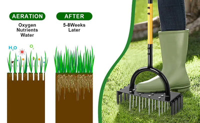 Manual Lawn Aerator Tool