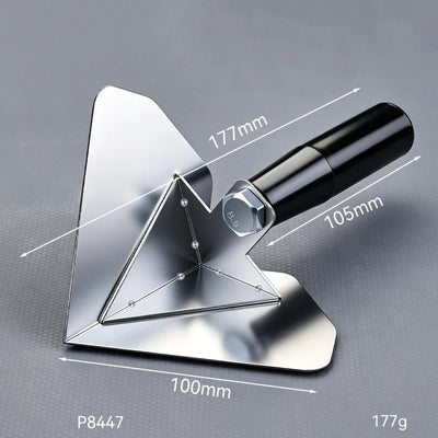 90° Stainless Steel Corner Trowel – Drywall & Plaster Finishing Tool