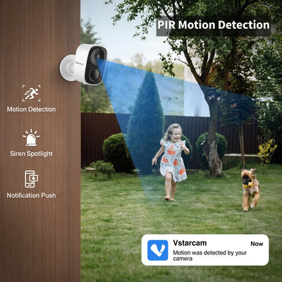 5MP Wireless Magnetic Security Camera