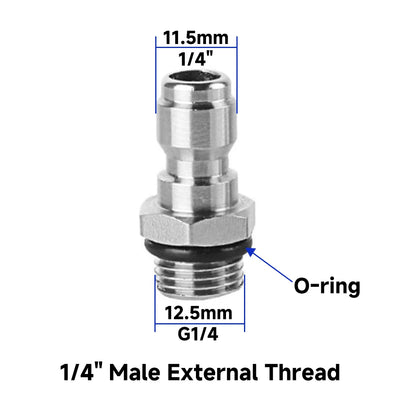 1/4" Pressure Washer Quick Connect Adapter Set