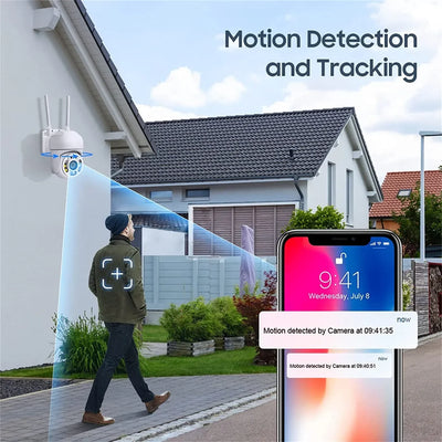 4MP Outdoor PTZ WiFi Security Camera