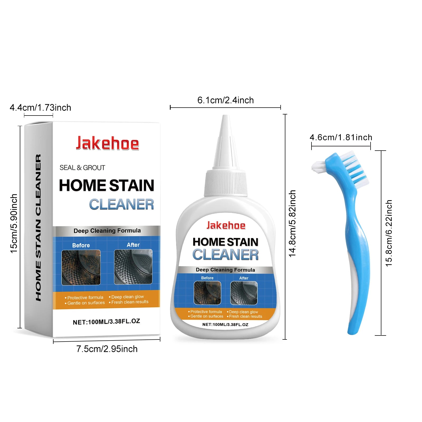Sink & Bathroom Stain Removal Gel Kit