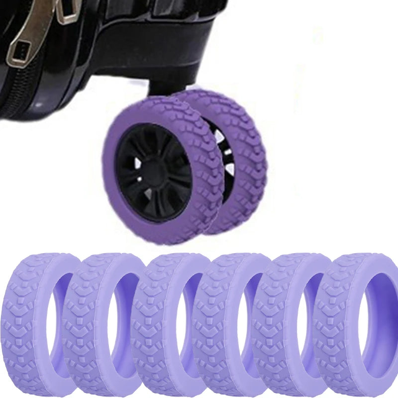 Silicone Luggage Wheel Protector Covers