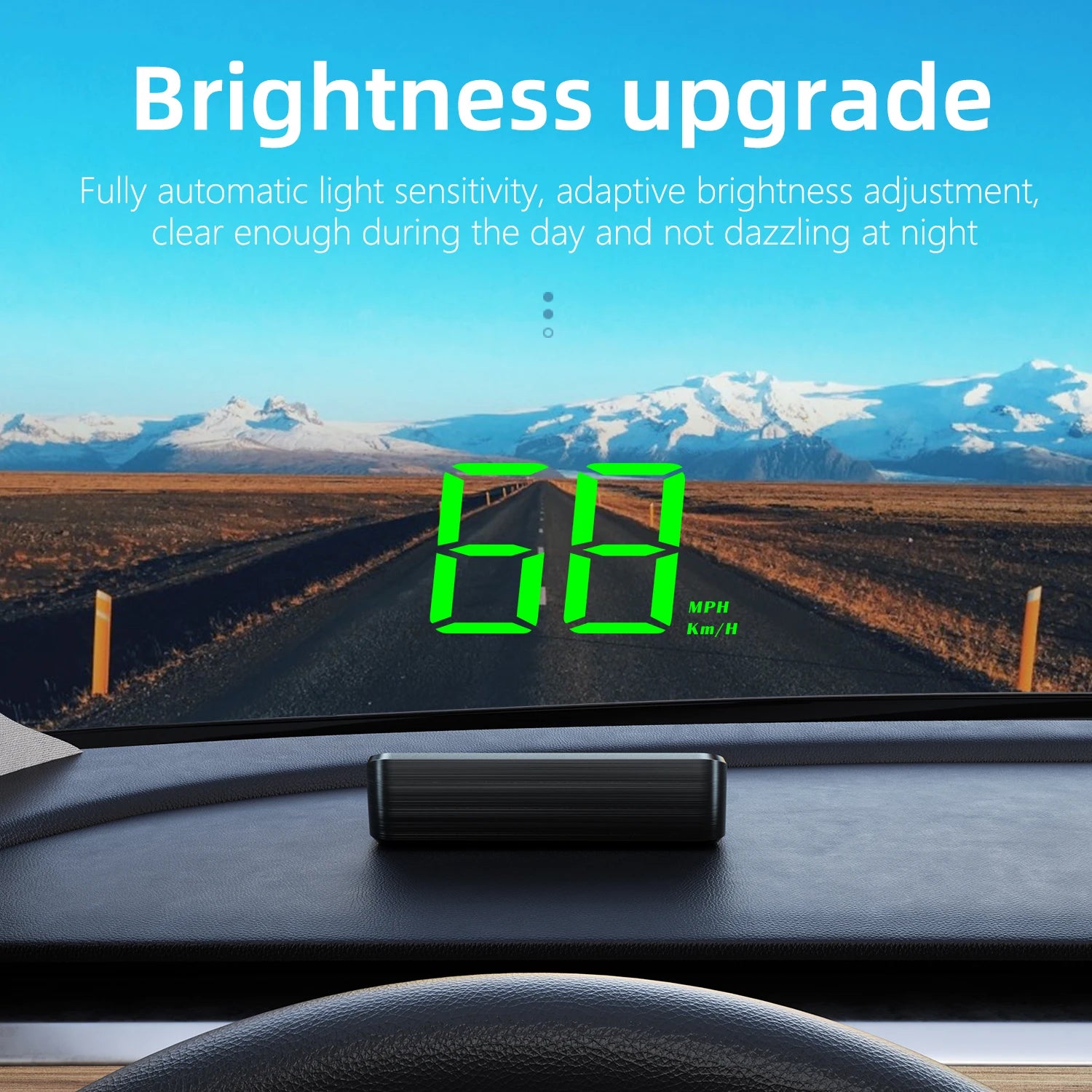 M2 Universal GPS Digital Car HUD Speedometer