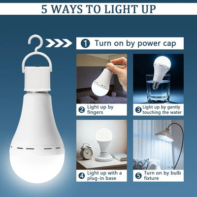 Rechargeable Emergency LED Light Bulb with Battery Backup