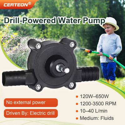 Drill Powered Water Pump