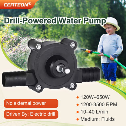 Drill Powered Water Pump