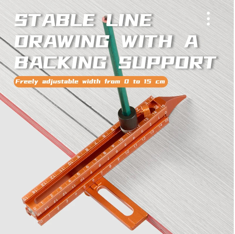 Woodworking Marking Auxiliary Ruler