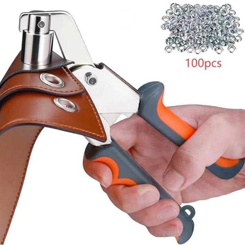 6mm/10mm Handheld Grommet & Eyelet Punch Pliers