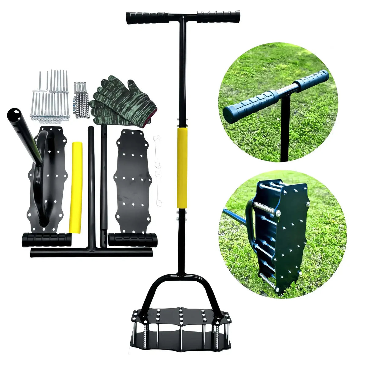 Stainless Steel Spring Tiller & Garden Cultivator