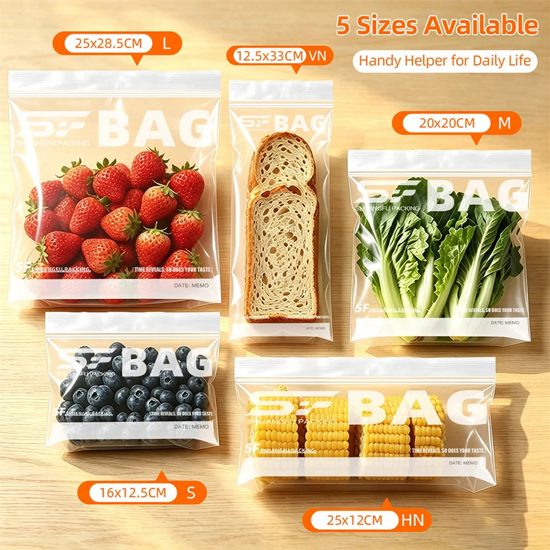 Reusable Double-Seal Food Storage Bags