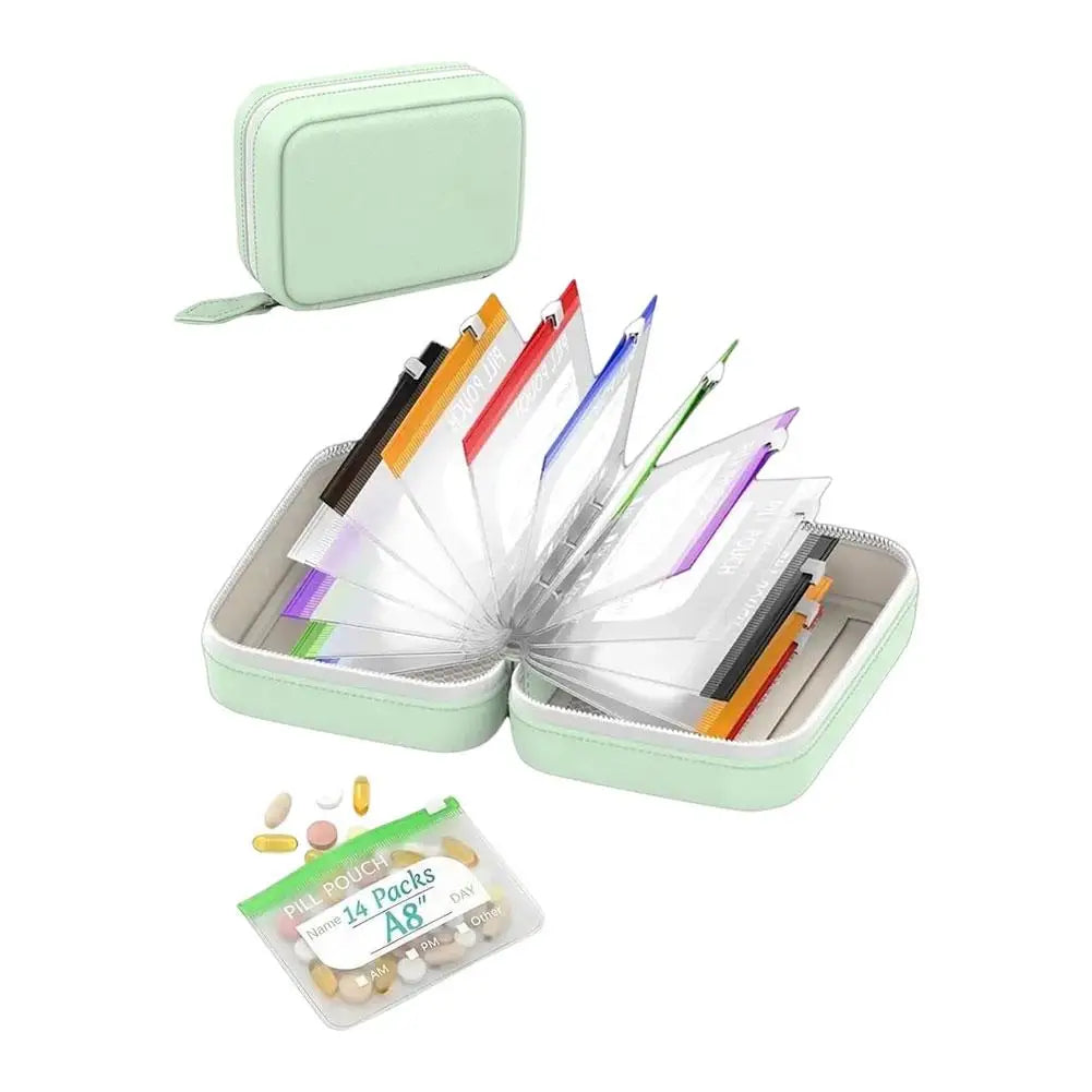Waterproof Pill Organizer Pouch Set