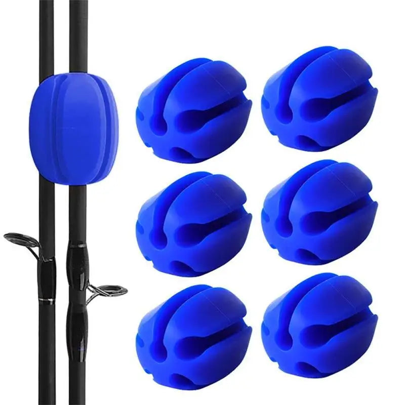 Multi-Functional Silicone Fishing Rod Ball Clips