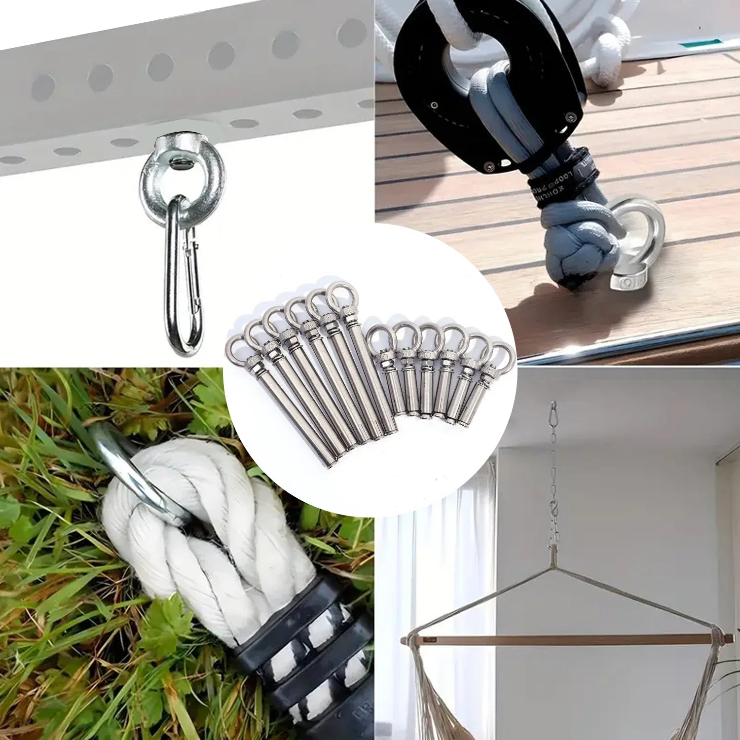 Stainless Steel Expansion Eye Bolt