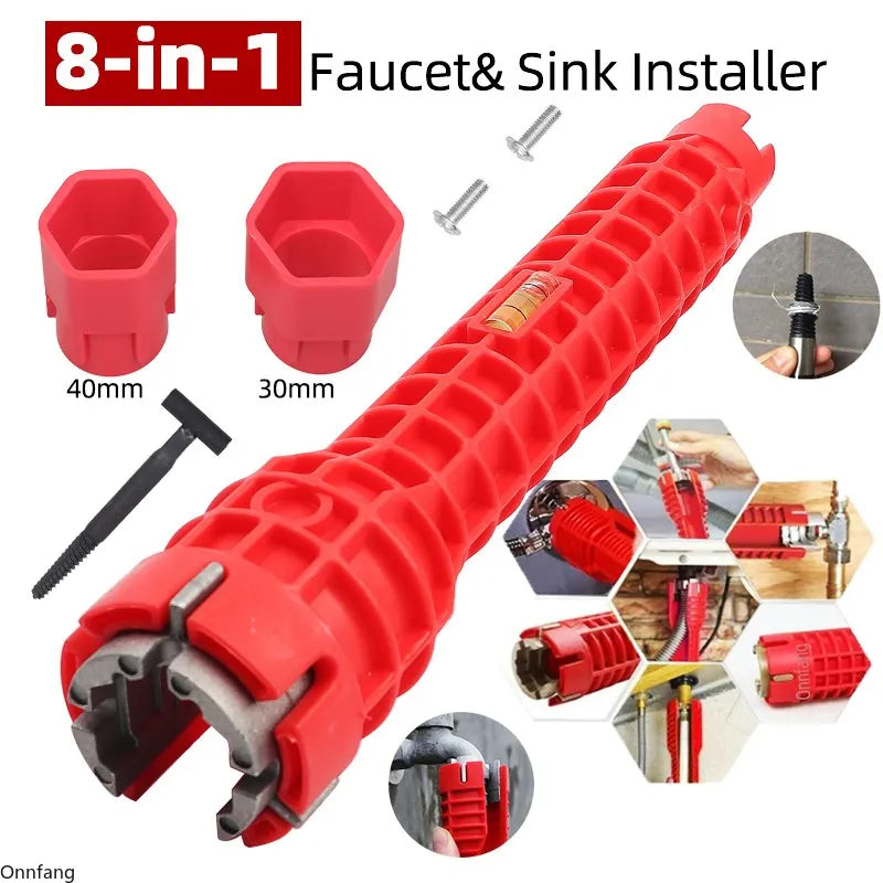 8-in-1 Sink Faucet Wrench