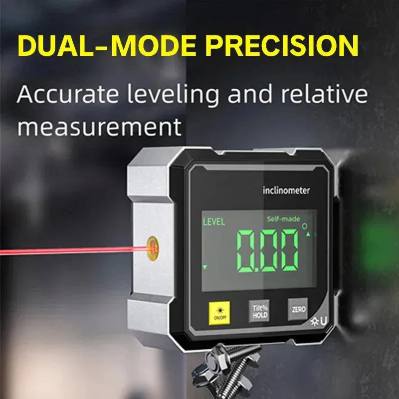 NEW 4-Side Magnetic Digital Angle Gauge