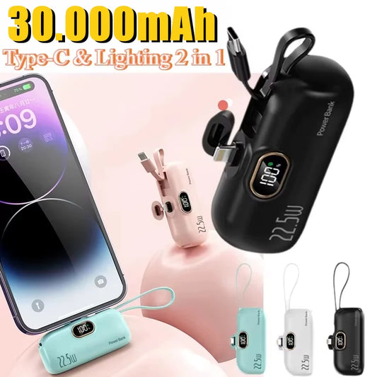 30000mAh Mini Power Bank