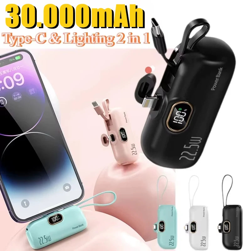 30000mAh Mini Power Bank