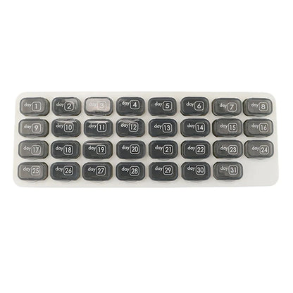 31-Grid Monthly Pill Organizer
