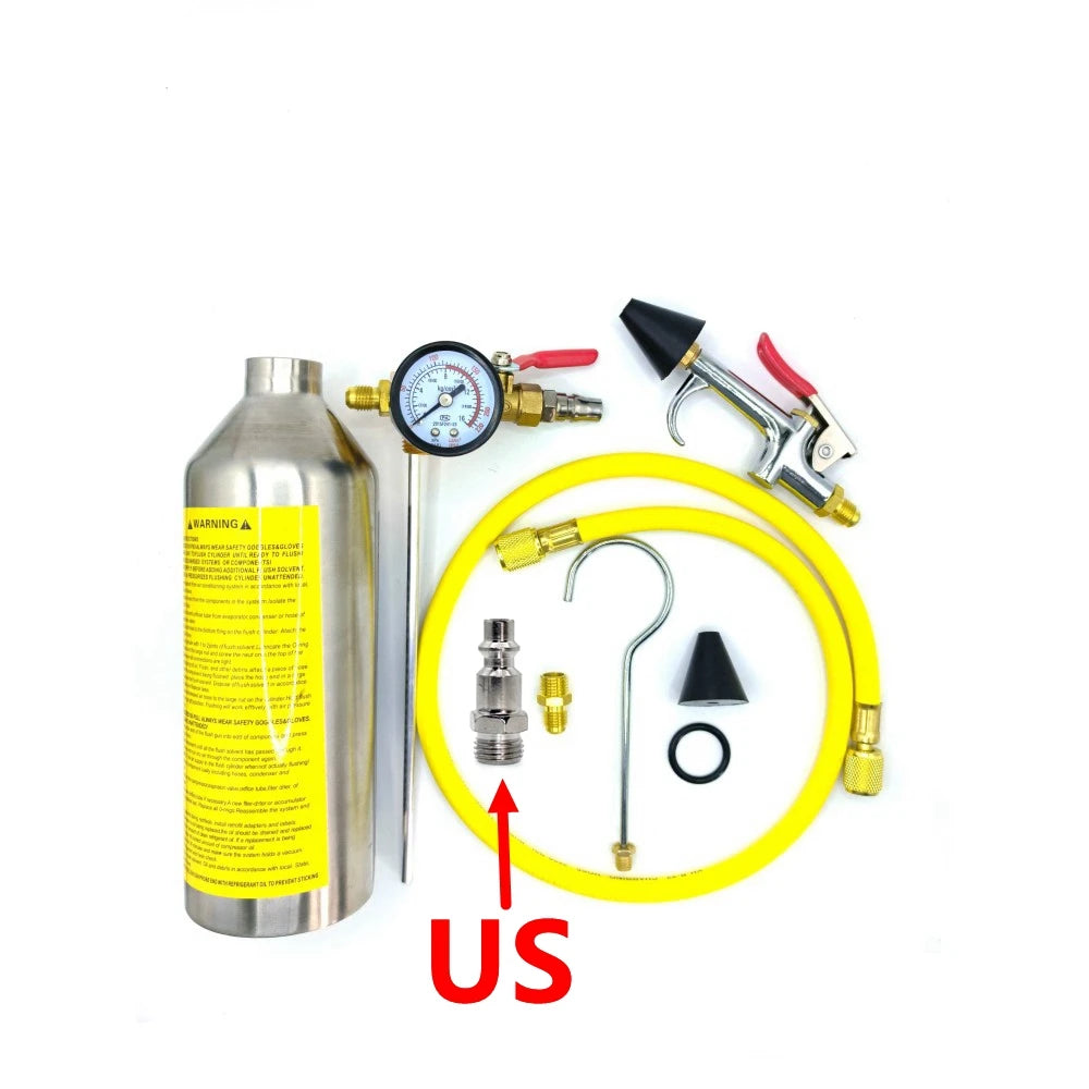 Automotive A/C System Flush Canister Kit