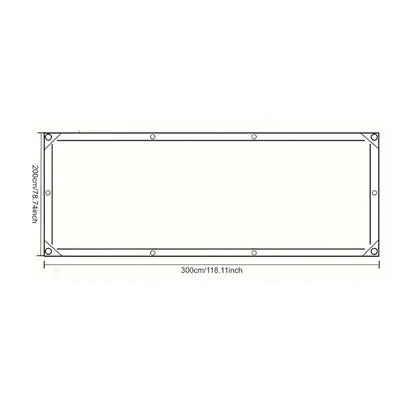 Clear Waterproof Garden Tarp Cover