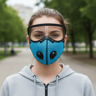 Cycling Face Mask with Goggles (N)