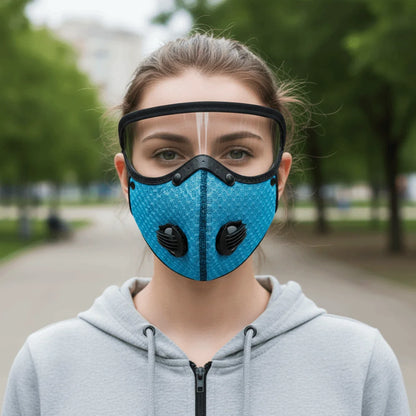 Cycling Face Mask with Goggles