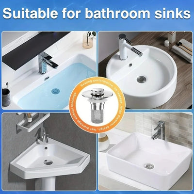 2-Pack Pop-Up Sink Drain Strainers (New)