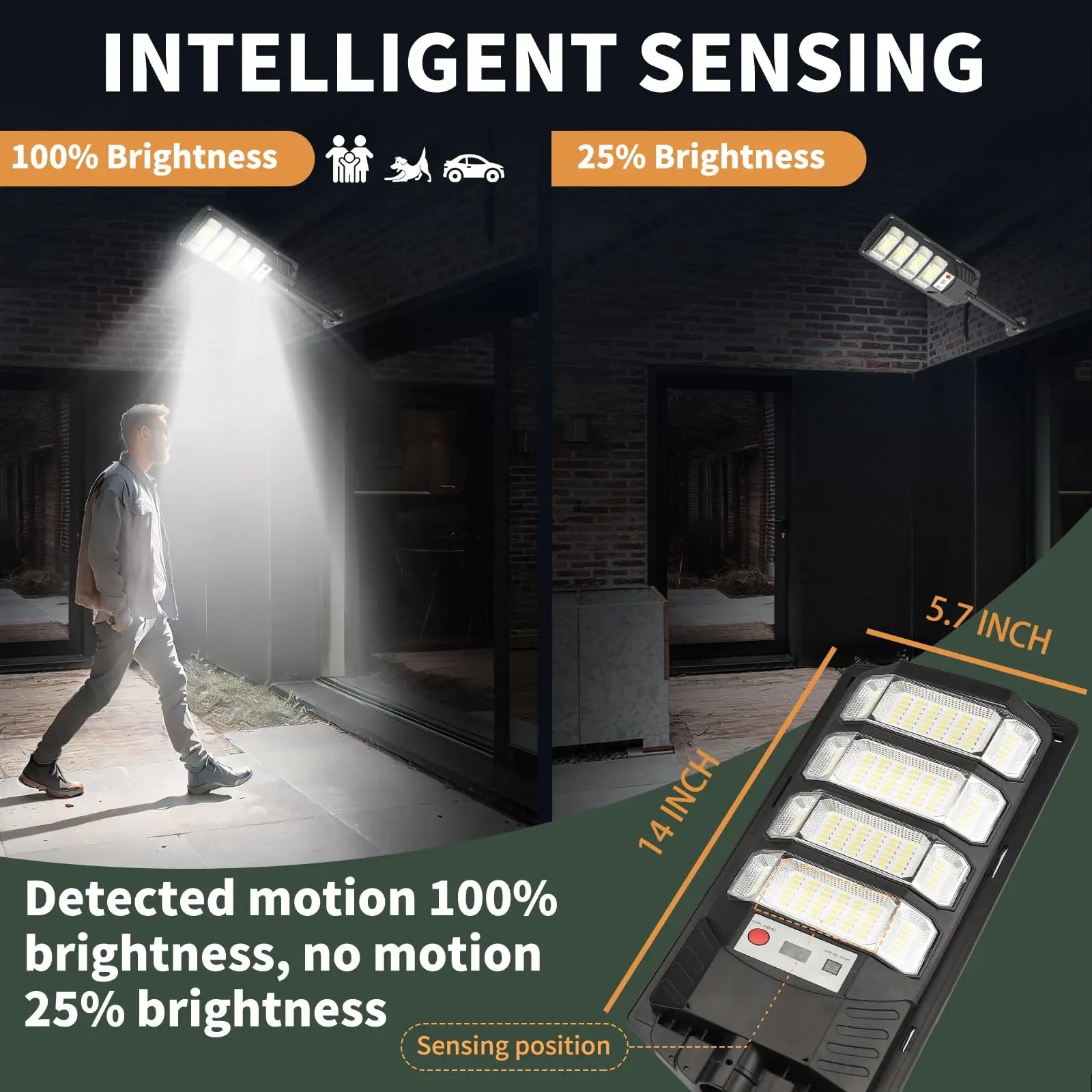 100000LM Solar Street Light IP67 Outdoor LED