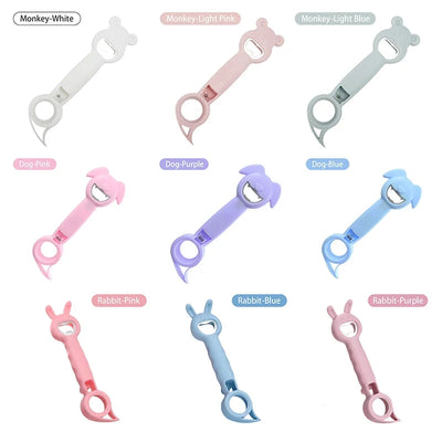 Multifunctional 4-in-1 Safety Can & Bottle Opener