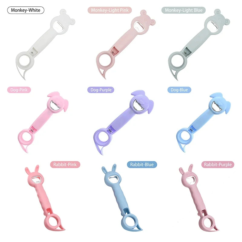 Multifunctional 4-in-1 Safety Can & Bottle Opener