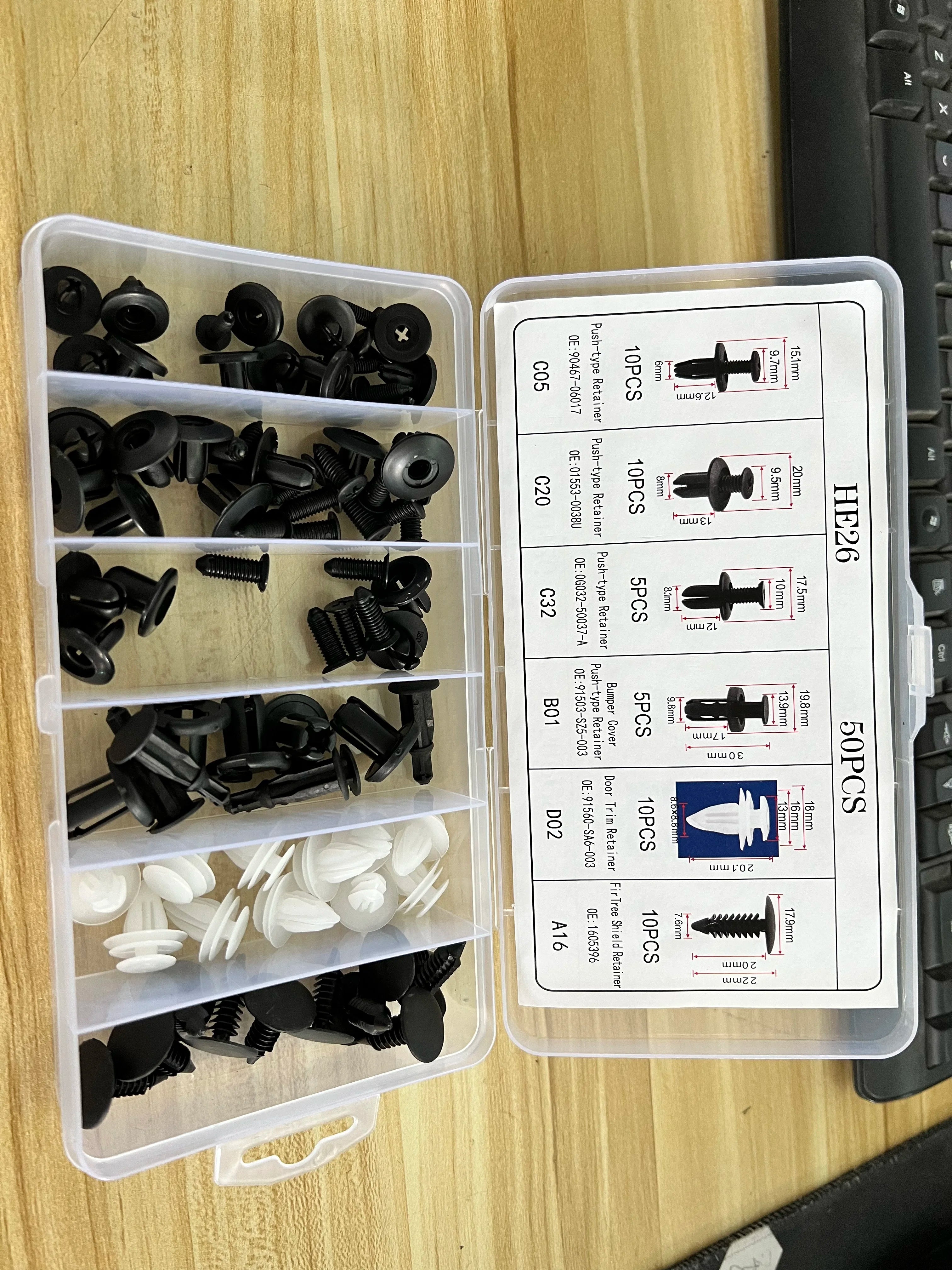 Car Clip Fastener Kit