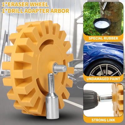 Rubber Eraser Wheel Decal Remover Tool