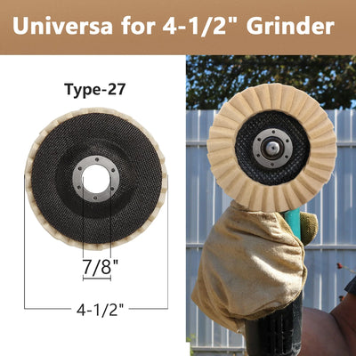 Wool Polishing Wheel Disc (K)