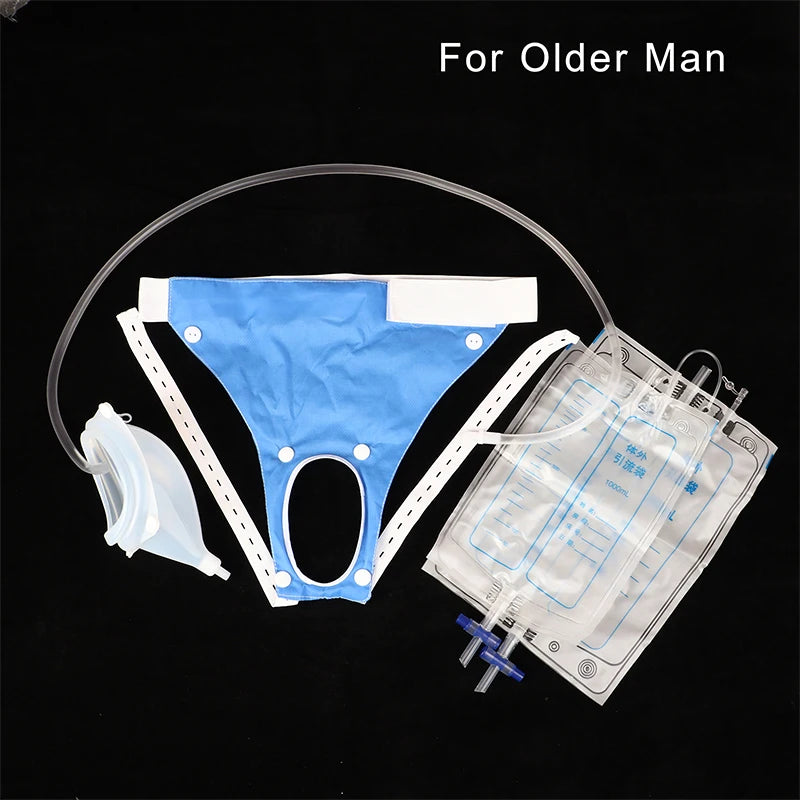 Reusable Silicone Urine Collector with Drainage Bag