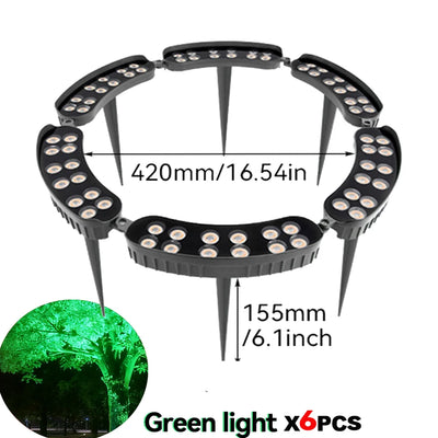 AC110V–265V LED Tree Ring Landscape Light