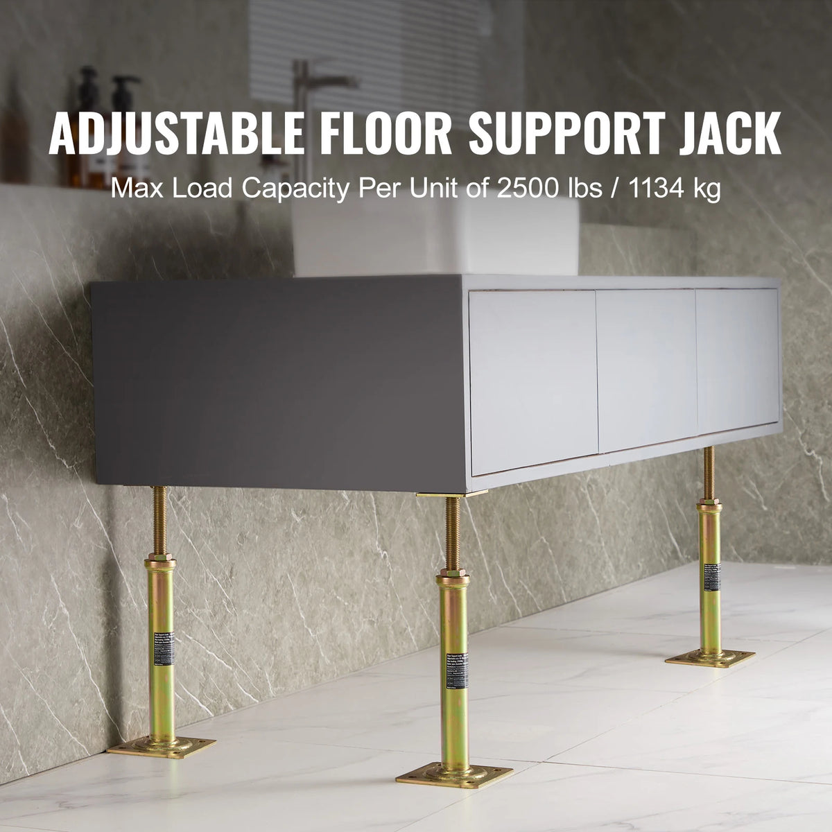 House Floor Support Jacks – 2,500 lbs (4-Pack)