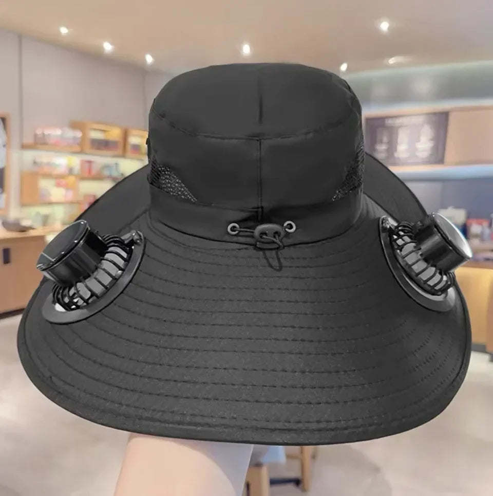 Solar Cooling Sun Hat