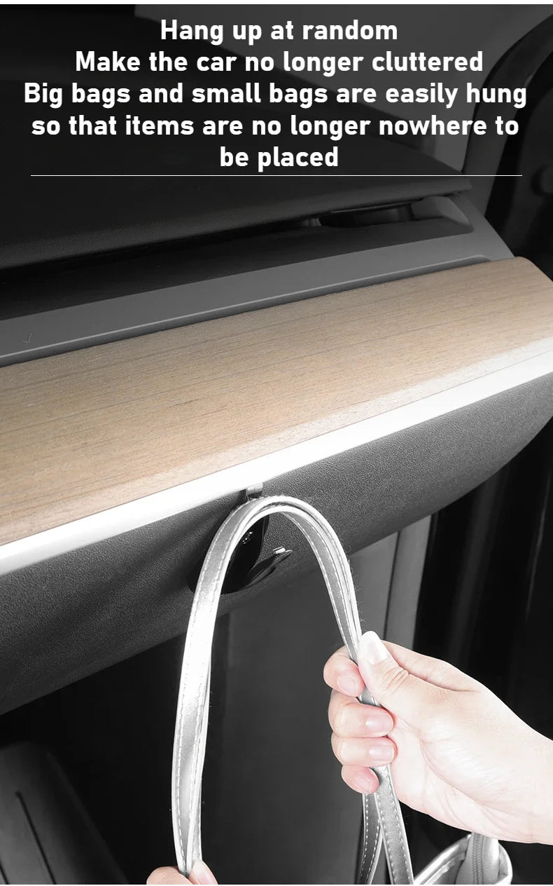 Tesla Model 3/Y Hidden Glove Box Storage Hook