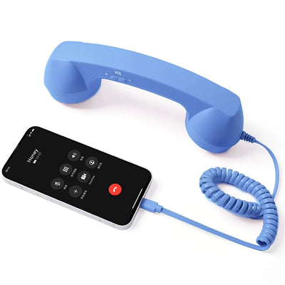 Wired Retro Telephone Handset Receiver (Type-C / 3.5mm)