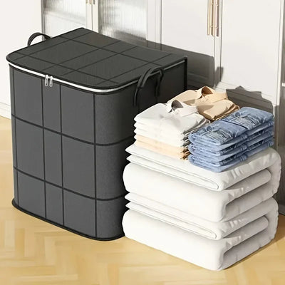 Large Foldable Storage Bag with Double Zipper