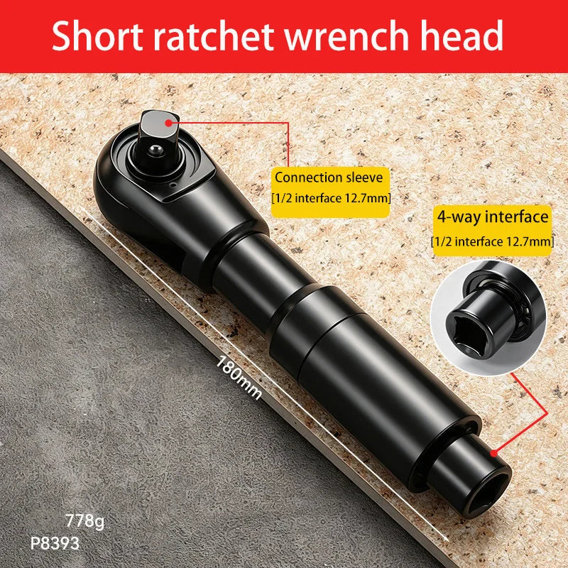 1/2" Drive Universal Offset Extension Ratchet Wrench