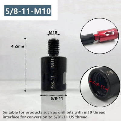 M14 to M10 & 5/8-11 Angle Grinder Adapter