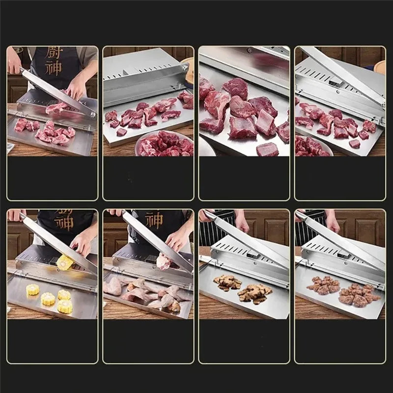Manual Stainless Steel Bone & Meat Slicer