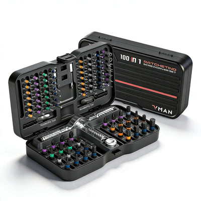 100-in-1 Precision Magnetic Ratchet Screwdriver Set