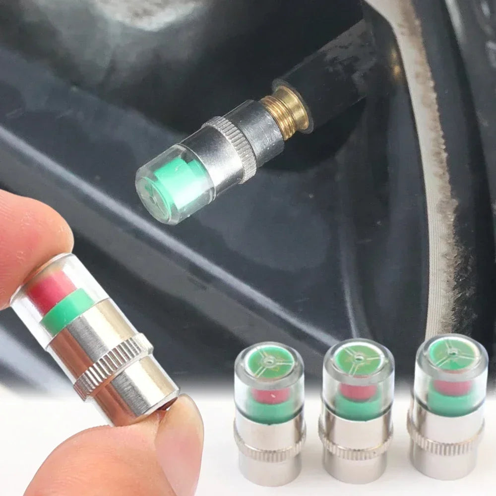 Tire Pressure Indicator Valve Caps (T)