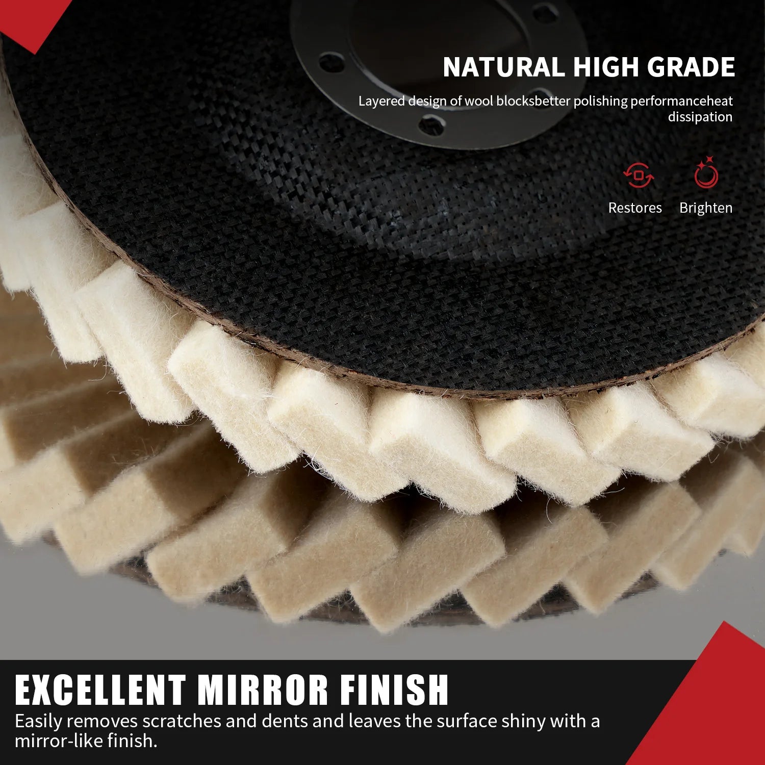 Wool Polishing Wheel Disc (K)