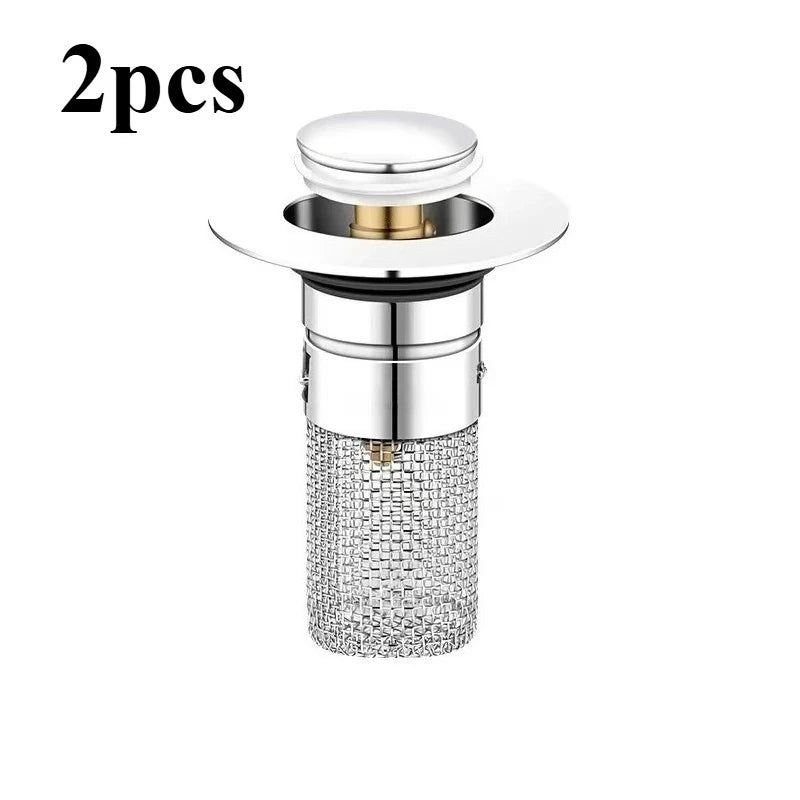 2-Pack Pop-Up Sink Drain Strainers (New)