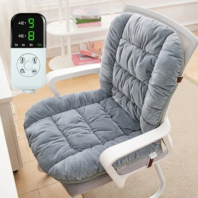 Electric Heated Seat Cushion with Back Support