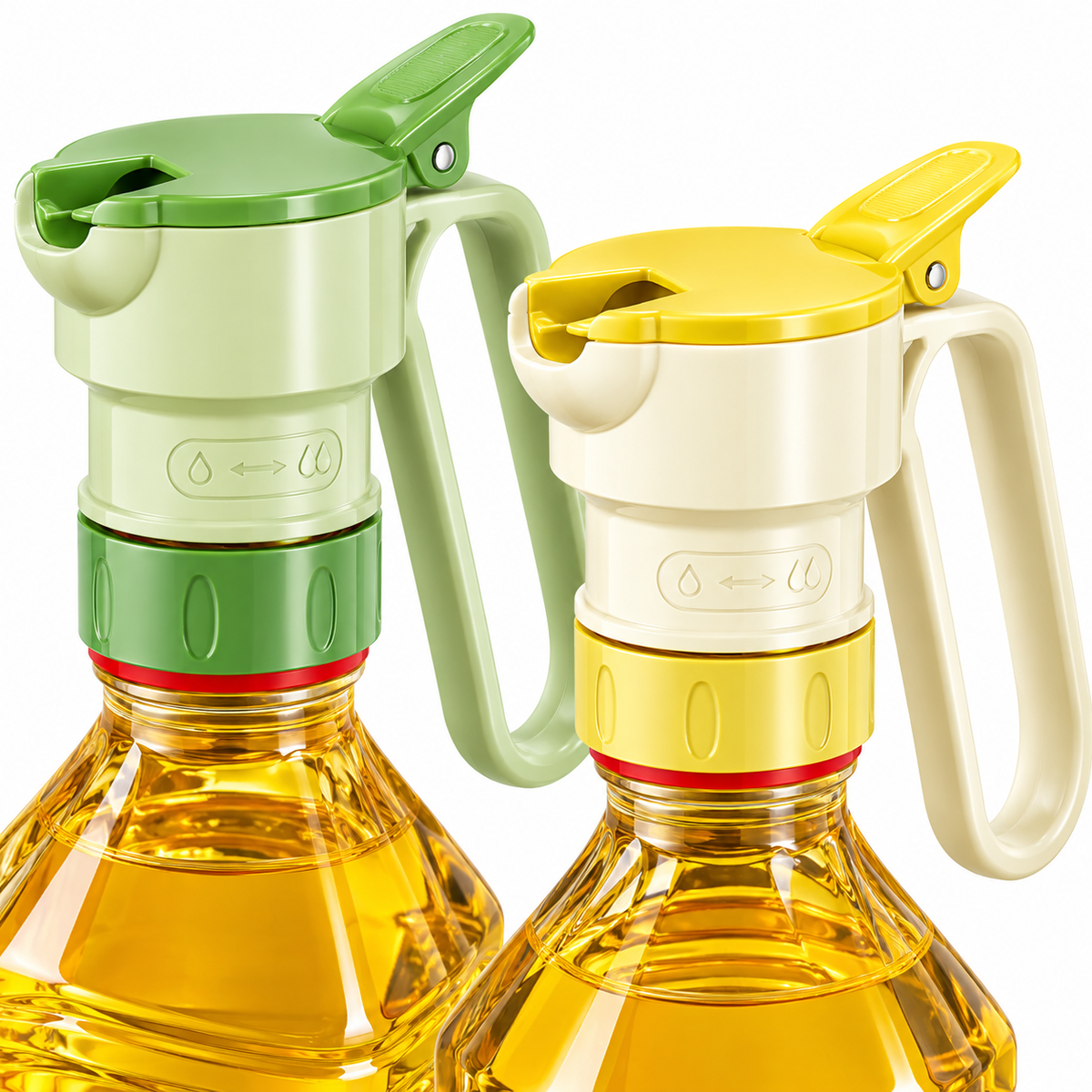 Adjustable Bottle Pourer Spout with Handle